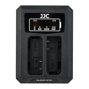 JJC Dual Battery Charger Nikon EN-EL14/EN-EL14A