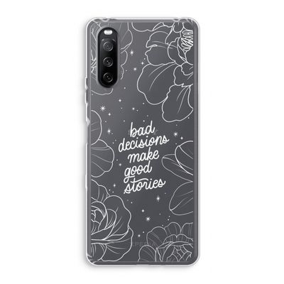 Good stories: Sony Xperia 10 III Transparant Hoesje