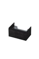 Onderkast INK 1 lade greeploos met houten keerlijst 70 cm x 45 cm x 35 cm Houtskool eiken 1257518 Onderkast INK 1 lade greeploos met houten keerlijst 70 cm x 45 cm x 35 cm Houtskool eiken 1257518