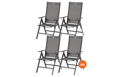 Set van 4 - Hartman Aruba verstelbare stoel