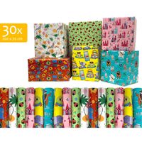 Kadopapier - Inpakpapier - Cadeaupapier 200 x 70 cm ""Kids"" - 30 rollen