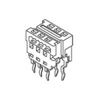 Molex 905842316 Female header, inbouw (standaard) Totaal aantal polen: 16 Rastermaat: 1.27 mm Inhoud: 1 stuk(s) Tube