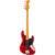 Fender American Ultra II Jazz Bass MN Sinister Red elektrische basgitaar met koffer