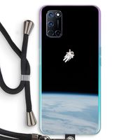 Alone in Space: Oppo A52 Transparant Hoesje met koord