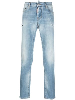 DSQUARED2 jean slim à taille basse - Bleu