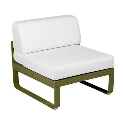 Fermob Bellevie 1-zitsmodule loungebank Pesto - Off-White