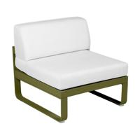 Fermob Bellevie 1-zitsmodule loungebank Pesto - Off-White