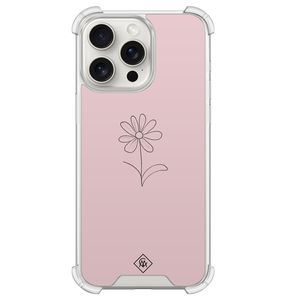 iPhone 15 Pro Max shockproof hoesje - Madeliefje