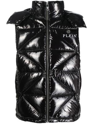 Philipp Plein gilet à design matelassé - Noir