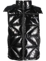 Philipp Plein gilet à design matelassé - Noir