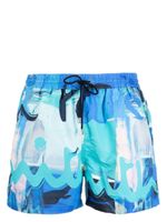 Paul Smith short de bain à logo imprimé - Bleu - thumbnail