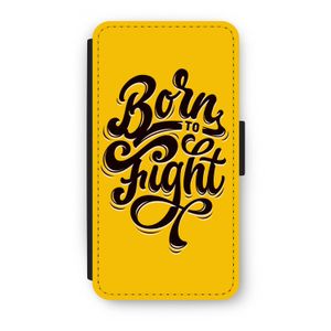 Born to Fight: iPhone XS Flip Hoesje