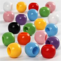 Creativ Company Pony kralen, d 10 mm, gatgrootte 4,5 mm, ca. 186 stuk, 65 gr, 110 ml/ 1 doos