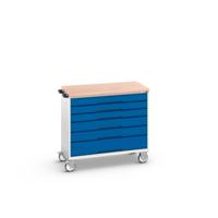 Bott Verso Mobiele Kast | 1050x600x980mm | 6 Laden | MPX Top | RAL 5010 - 16927054.11