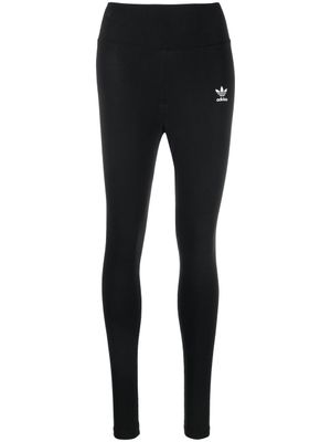 adidas legging à logo Trefoil - Noir