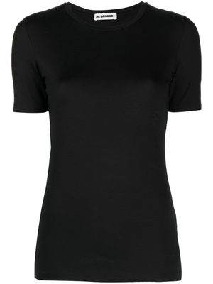 Jil Sander t-shirt à col rond - Noir