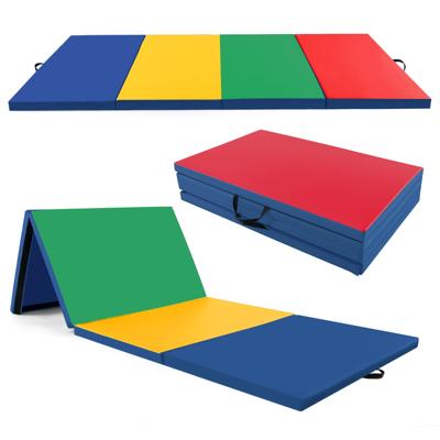 300 x 117 x 5 cm Zachte mat van Kunstleer met Klipsluiting en Handvatten Veelkleurig