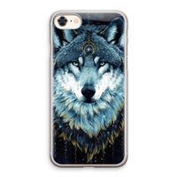 Darkness Wolf: iPhone 8 Transparant Hoesje