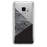 Combinatie marmer: Samsung Galaxy S9 Transparant Hoesje