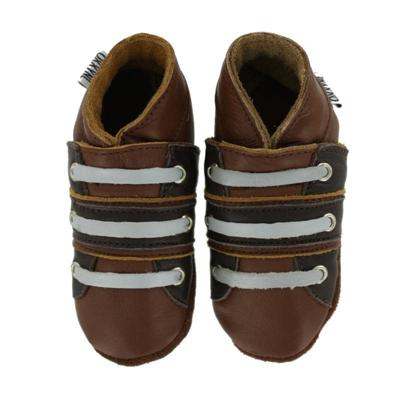 Oxxy babyslofjes cognac witte veter-20