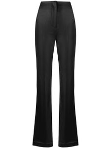 Nanushka pantalon slim à design ajustable - Noir