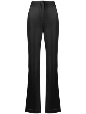 Nanushka pantalon slim à design ajustable - Noir
