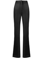 Nanushka pantalon slim à design ajustable - Noir