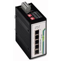 Wago 852-101 netwerk-switch Fast Ethernet (10/100) Zwart - thumbnail