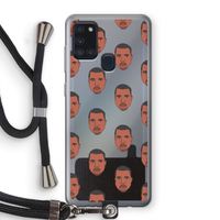 Kanye Call Me?: Samsung Galaxy A21s Transparant Hoesje met koord