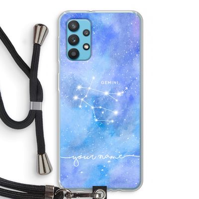 Sterrenbeeld - Licht: Samsung Galaxy A32 4G Transparant Hoesje met koord