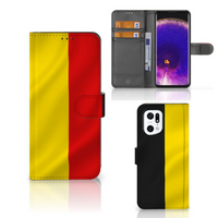 OPPO Find X5 Pro Bookstyle Case Belgische Vlag