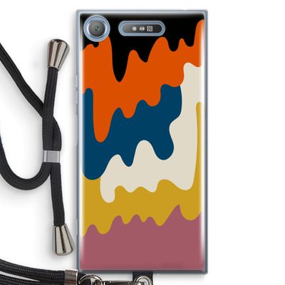 Baar A: Sony Xperia XZ1 Transparant Hoesje met koord
