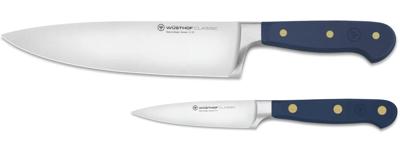 Wusthof Messenset Koksmes + Officemes Classic Color - Wild Blueberry 2-delig