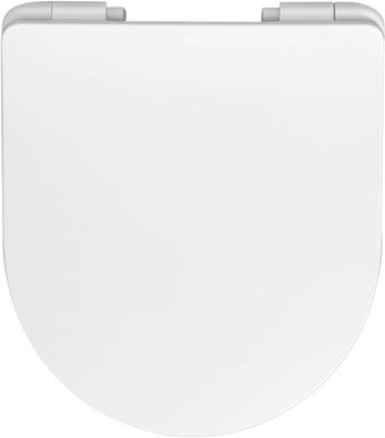 Saqu toiletbril met softclose en quickrelease 37,2x40,8cm wit