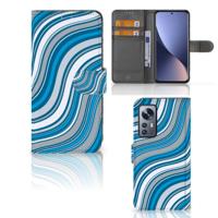 Xiaomi 12 | 12X | Telefoon Hoesje | Waves Blue