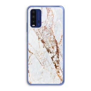 Goud marmer: Xiaomi Redmi 9T Transparant Hoesje