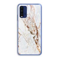 Goud marmer: Xiaomi Redmi 9T Transparant Hoesje