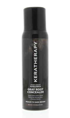Keratherapy Spray Root Concealer Gray Root Concealer Medium to Dark Brown 118ml | Uitgroei Bijhouden Keratherapy Spray Root Concealer Gray Root Concealer Medium to Dark Brown 118ml | Uitgroei Bijhouden