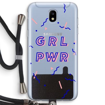 GRL PWR: Samsung Galaxy J5 (2017) Transparant Hoesje met koord