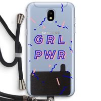 GRL PWR: Samsung Galaxy J5 (2017) Transparant Hoesje met koord
