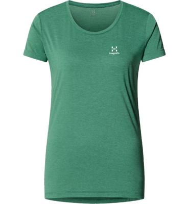 Haglofs Ridge Hike T-Shirt Dames Dk Jelly Green XL