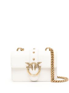 PINKO sac à bandoulière Mini Love - Blanc