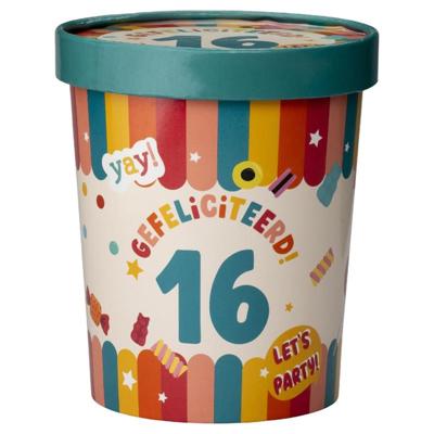 Paperdreams Snoepbeker ø12x14cm - 16 jaar