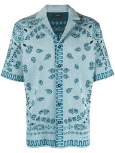 Alanui chemise à motif cachemire - Bleu