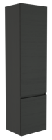 Balmani Cubo/Lucida zwevende badkamerkast links zwart eiken 45 x 35 x 169 cm