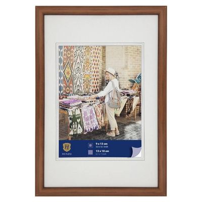 Henzo Fotolijst - Fancy - Fotomaat 13x18 Cm - Bruin Henzo Fotolijst - Fancy - Fotomaat 13x18 Cm - Bruin
