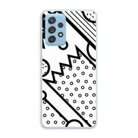Pop Art #4: Samsung Galaxy A73 Transparant Hoesje