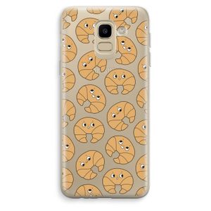 Croissant: Samsung Galaxy J6 (2018) Transparant Hoesje