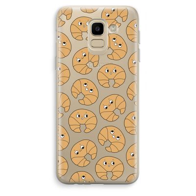 Croissant: Samsung Galaxy J6 (2018) Transparant Hoesje