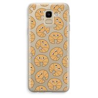 Croissant: Samsung Galaxy J6 (2018) Transparant Hoesje